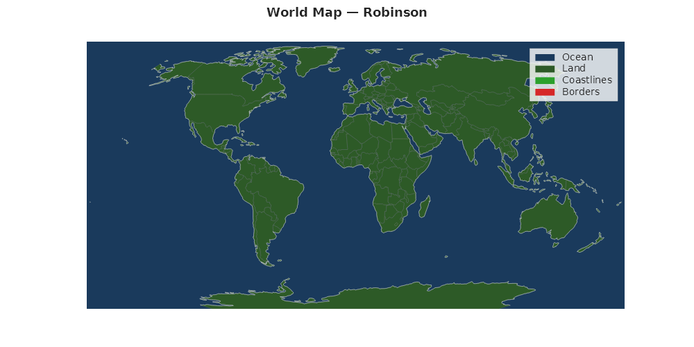 World map — Robinson